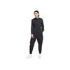 Sportswear Print Back Letter Zip-Up Collared Bodysuit Women Bodysuit Black FB1917-010