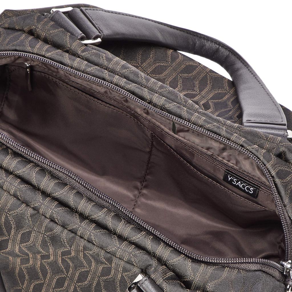 Monogram Series Fluffy S Chocolate [Isaac] 2-way Tote, Size, Y92-06-02,