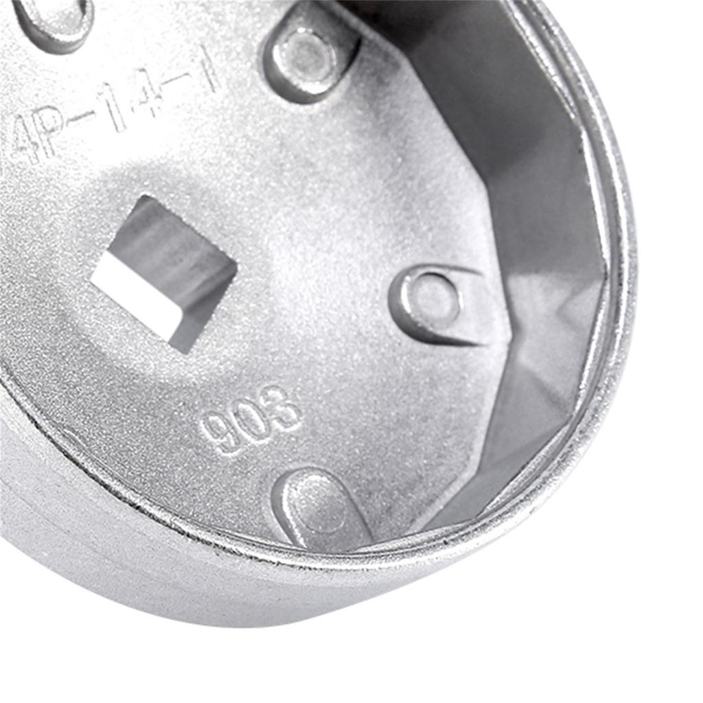 74mm 14 Flute Aluminum Oil Filter Wrench Socket Remover Tool 903 Silver Color for   Benz Socket Remover Tool Auto Tool