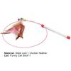 Feather Stick Interactive Bendable Steel Wire Cat Teaser Stick for Leisure