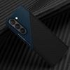 Business Splicing Kevlar Texture Carbon Fiber Skin Feel Case For Samsung Galaxy Z Fold7 6 5 4 3 PC Slim Drop-proof Protect Cover