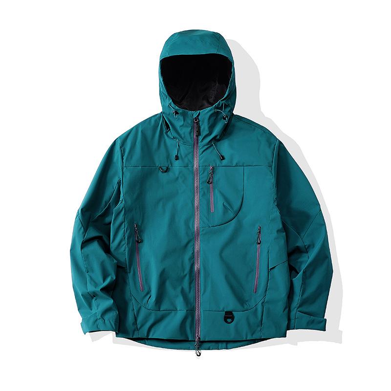Men's Breathable Windbreaker: Outdoor Windproof Waterproof Jacket for Camping and Hiking