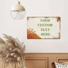 Customizable Metal Sign 12x8 Inch Personalized Photo Text Logo Outdoor Wall Decor For Home Business Office