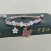 Creative Handmade Starfish Shells Pearl Pendant Adjust Bracelet Anklet Friendship Bracelets On Hand For Woman Luxury Jewelry New