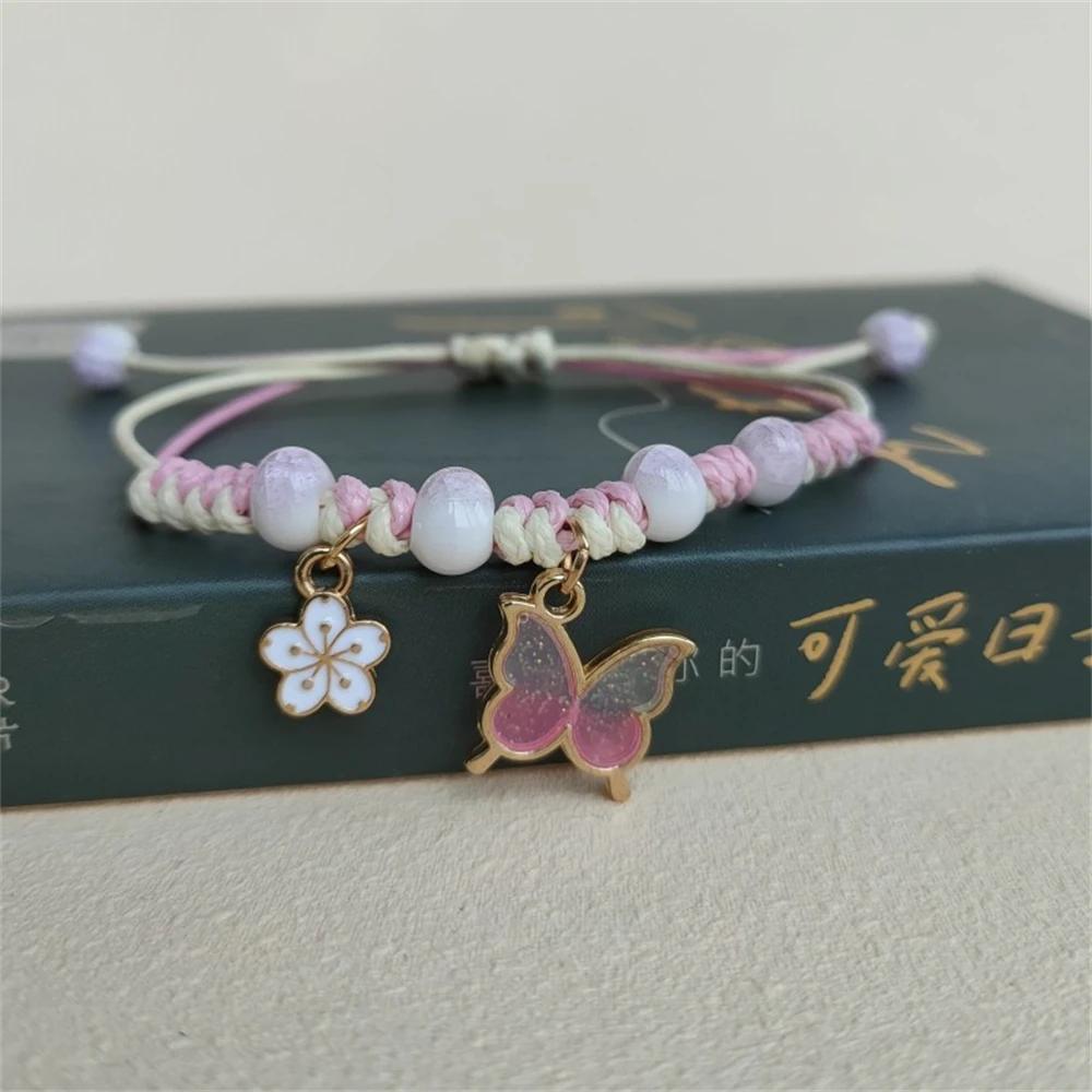 Creative Handmade Starfish Shells Pearl Pendant Adjust Bracelet Anklet Friendship Bracelets On Hand For Woman Luxury Jewelry New