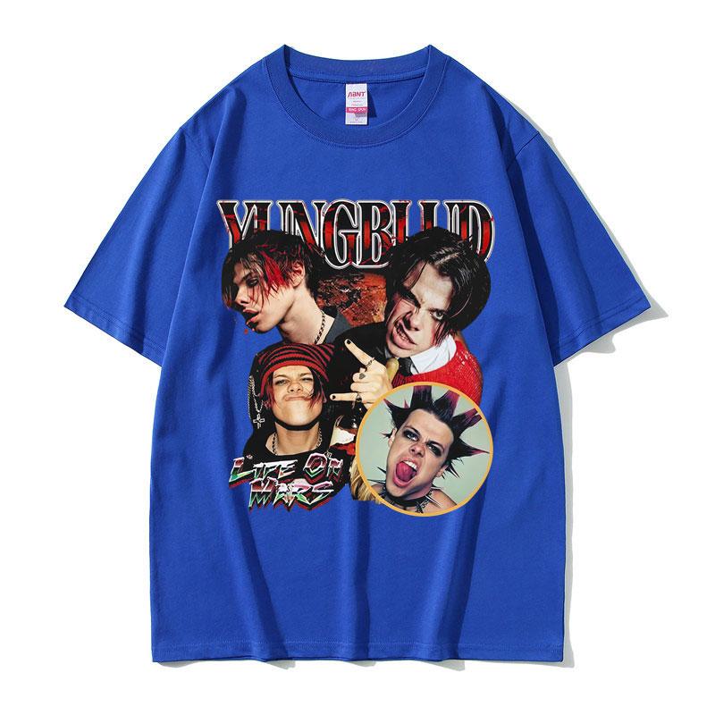 2026 Summer Cotton Tee Punk Rock Graphic Unisex WOMEN Plus Size Loose Casual Hip Hop Streetwear Breathable Top Y2k