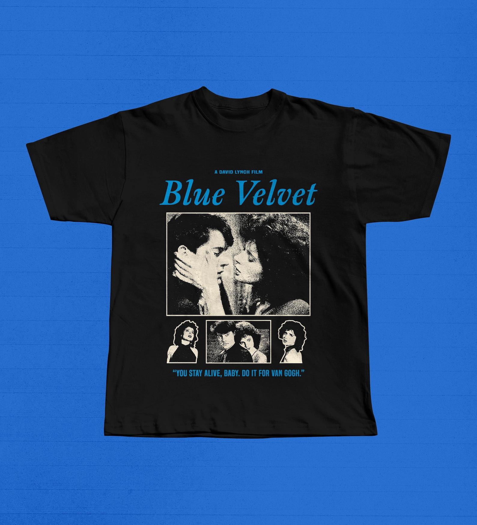 Blue Velvet T-Shirt, 1986 Neo Noir Film, Cult Classic Tee 4XL