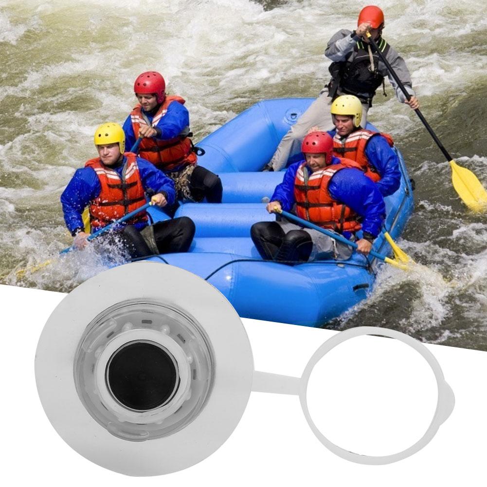 TPU Nozzle Octagonal Valve Inflatable Kayak Boat Valve Nozzle Base PVC Black