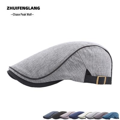 Vyriška ir moteriška pavasario/vasaros madinga kepurė: Universalūs Snapback, Flat Cap, Newsboy ir Beretės Stiliai