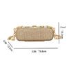 Fashion Mini Chain Decorative Bag PVC Mouth Red Bag High Quality Pen Case Women'S  Hand Bags