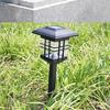 Solar Powered LED Pillar Lamp Outdoor Garden Yard Decorative Auto On/Off Light