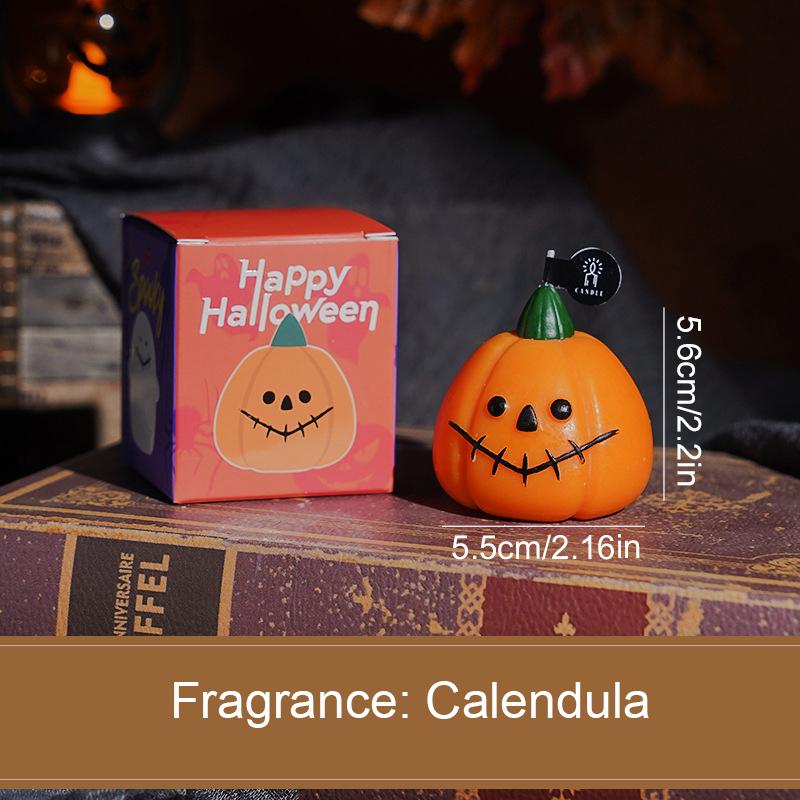 Cadou Halloween Decor de Petrecere Dovleac Simulat Ornament Fantomă Desen Animat Handmade Lumânare Ceară de Soia Ambiantă 3 Stiluri