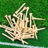 100 Stück Holz Praktisches Design Servicefähige Handwerkskunst Tee Wesentliches Zubehör für Golf