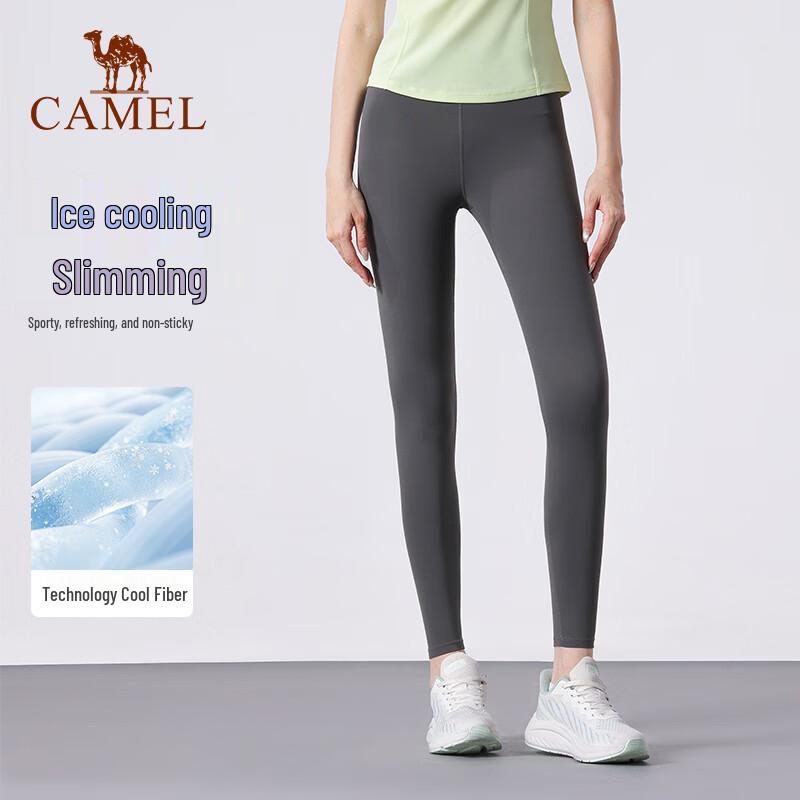 CAMEL Women's High-Waist Tummy Control Seamless Yoga Pants