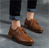 British Style Single Shoe Women 2025 College Style Carved Rough Heel Student Strap Oxford Shoes Foreign Trade Women's Shoes Autu