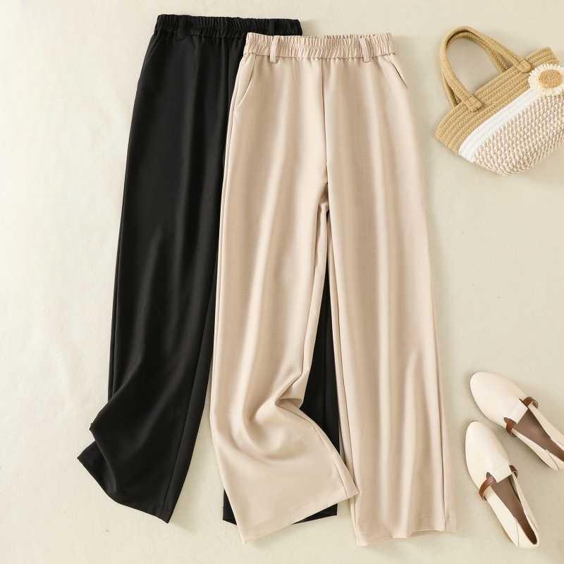 

Women s Plus Size Wide Leg Pants M абрикосовый