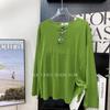 Women's Summer Korean-Style Sheer Long-Sleeve Sun Protection T-Shirt - 2025 Candy Color Loose Fit