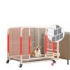 Small Dog Cage with Toilet for Corgi, Shiba Inu, Bichon Frise, French Bulldog, Teddy
