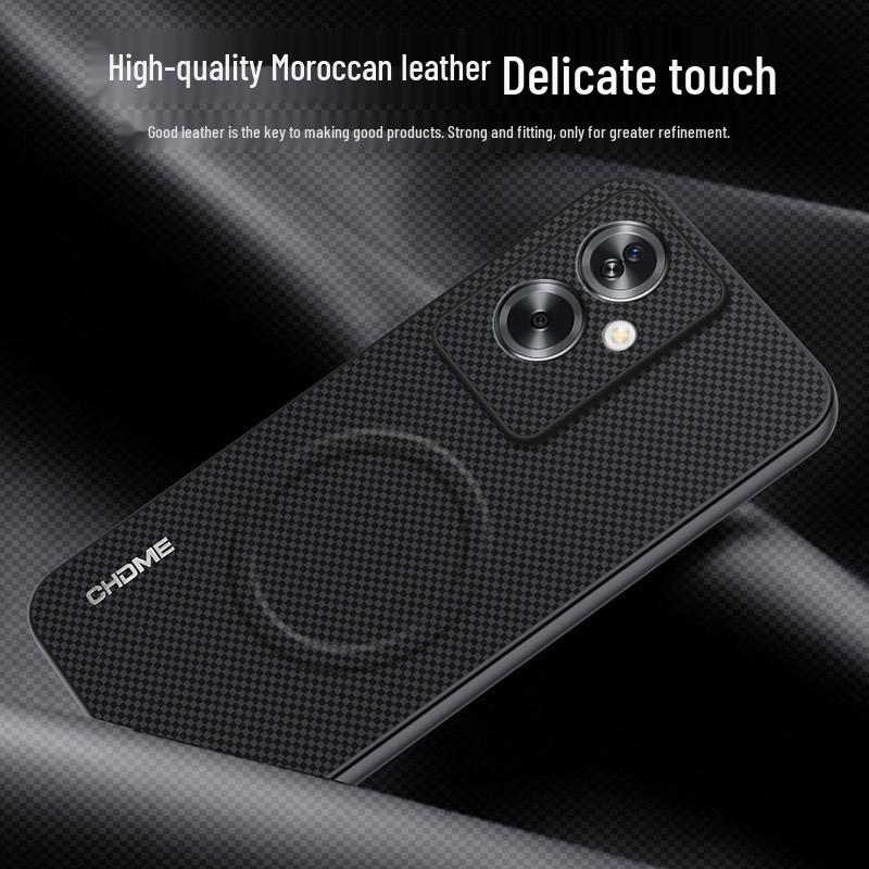 OPPO A79 5G Protective Case: Full Coverage, Anti-drop, Magnetic Buckle, High-end Fashion, Mark Texture