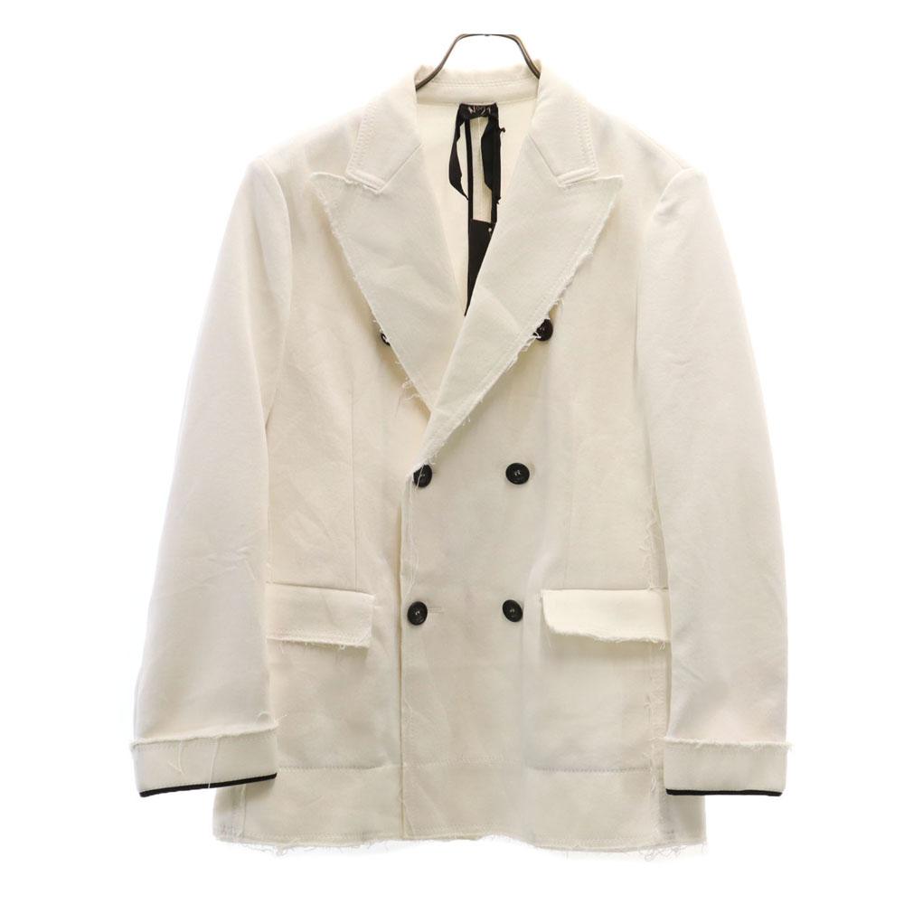 N°21 cut off pea coat 48 white Men's Used