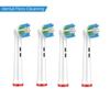 4PCS Dupont Bristle Electric Toothbrush Heads Whiten Teeth/Daily Clean/Precison Cleaning/Soft Care Teeth For Oral B