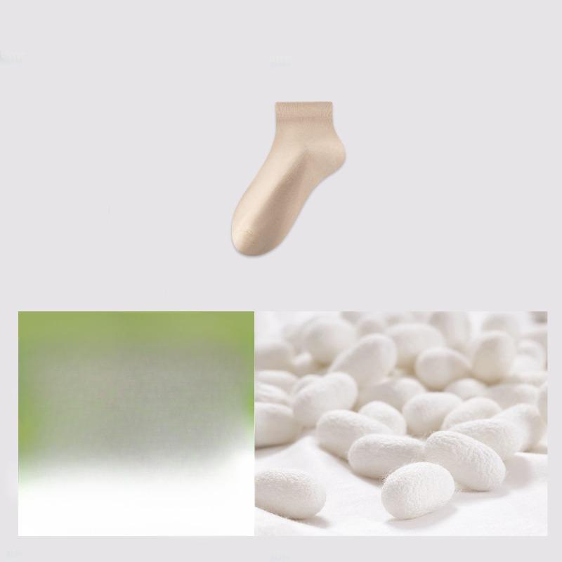 Female Summer Thin Mesh Breathable Antibacterial Boneless Cool Socks