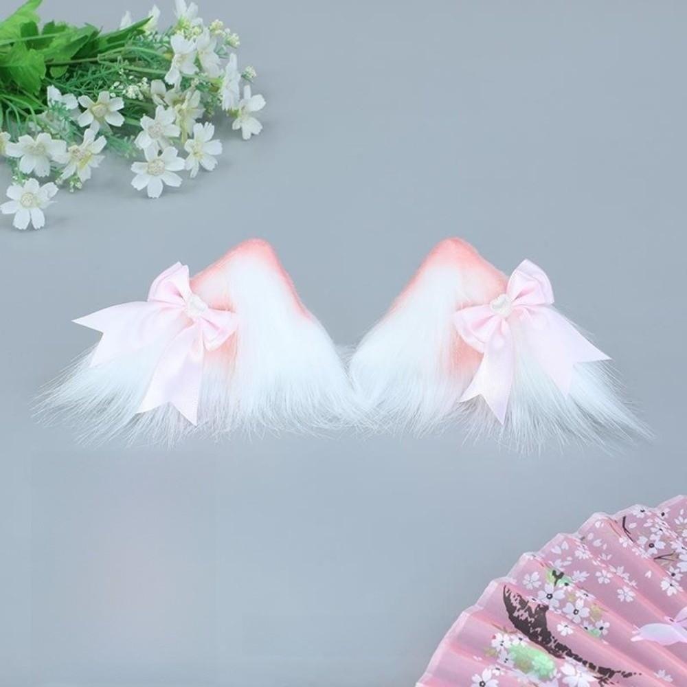 Süßes Lolita Katzenohren Stirnband Tiere Haarreif Haarband Dreidimensionaler Haarclip Pelziges Cosplay Kopfschmuck Gesichtswasch