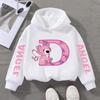 Stitch Hoodies Angel Letter A B C D E F Children Pullover Kid Casual Clothes Anime Kids Sweatshirts for Girl Boy Cartoons Tops