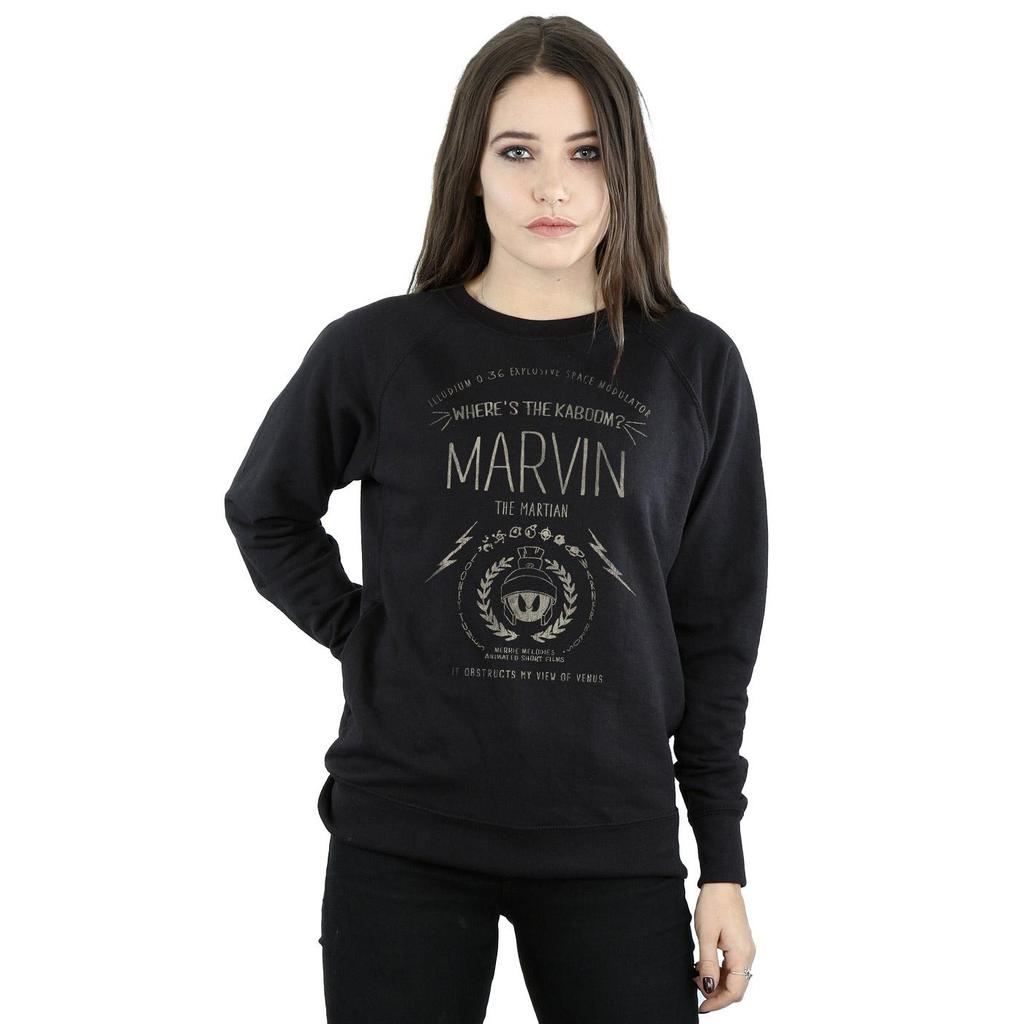 Looney Tunes Womens/Ladies Marvin The Martian Where´s The Kaboom Sweatshirt