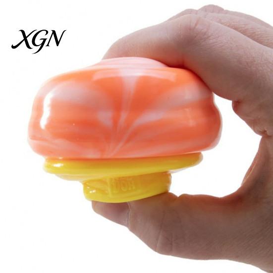 Ice Cream Cone Sensory Toy Squeeze Simulated Fidget Portable Travel Stress Relief Soft Stretch Ball