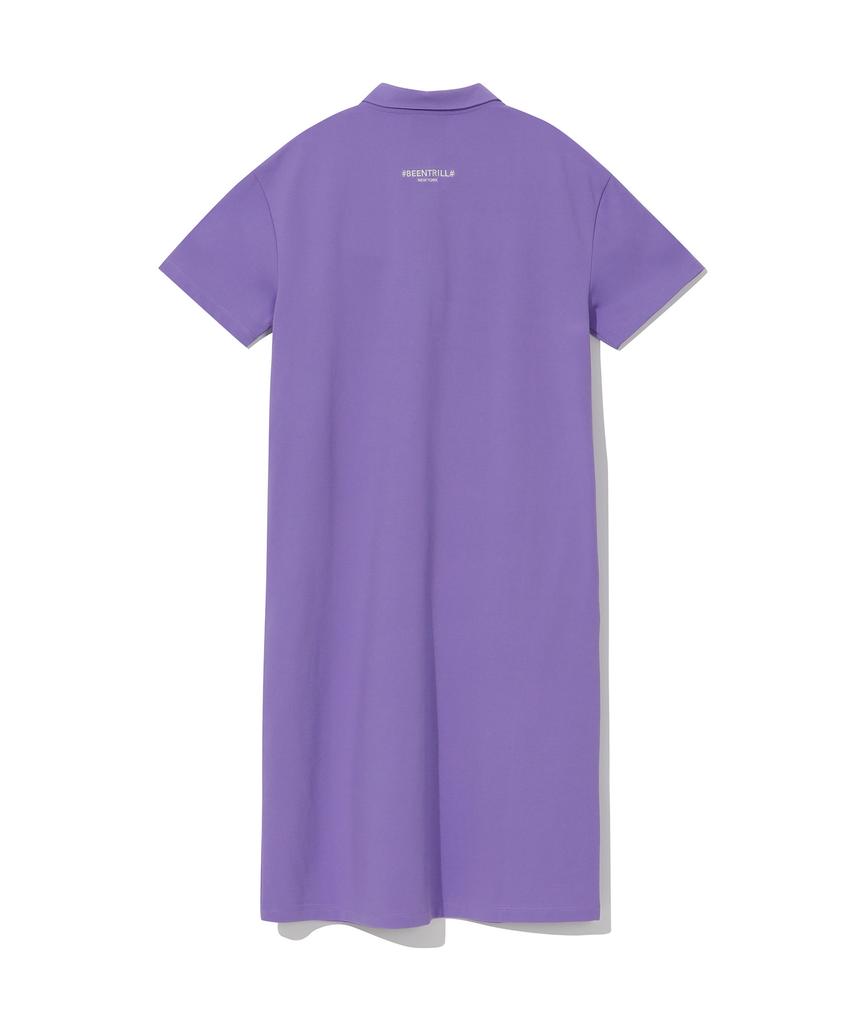 BEENTRILL NEWYORK Polo Oversized Long Dress (Light Purple)