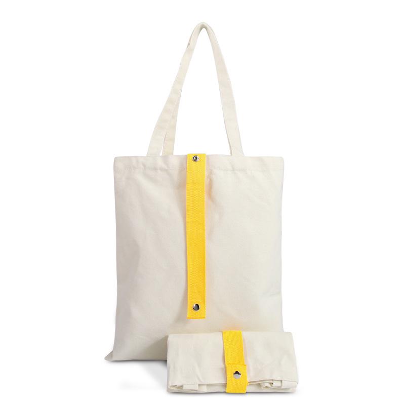 

Custom Logo Cotton Canvas Tote Bag - Foldable & In Stock