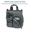 Men's Lightweight 14-inch Laptop Briefcase: Large Capacity Crossbody Shoulder Bag for Business Trips