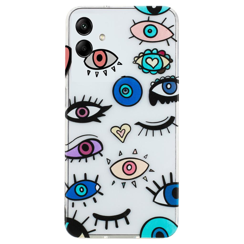 Para Samsung Galaxy A05 4G Capa TPU Anti-riscos Capa Traseira para Telefone com Padrão de Impressão