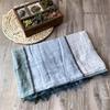 Korean Style Cotton & Linen Patchwork Scarf for Women - Solid Color, Tassel Shawl, Elegant & Easy-to-Match Neck Warmer for Early Autumn