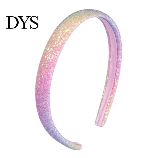 Kinder Haaraccessoire Meisjes Hoofdband met Gladde Tandkam Anti-slip Ontwerp Regenboog Kleurverloop Hartjes Sterren Decoratie Hoepel Anti-slip Hoofdband
