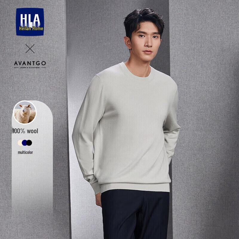 

HLA Men s Pure Wool Round Neck Sweater XL