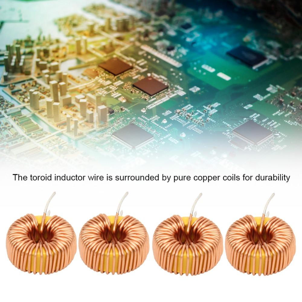 20PCS 100UH Toroid Inductor Wire 0.6mm Toroidal Core Inductors Electronic Components