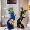 New Girl Angel Ornaments American Resin Crafts Living Room Statue Desktop Wine Cabinet Decoration Gift