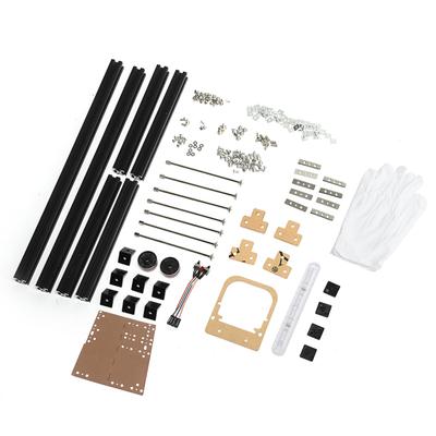 DIY Ανοιχτού Πλαισίου Κράμα Αλουμινίου ATX Θήκη Υπολογιστή PC Πλατφόρμα Δοκιμών Υπερχρονισμού (Μαύρος)