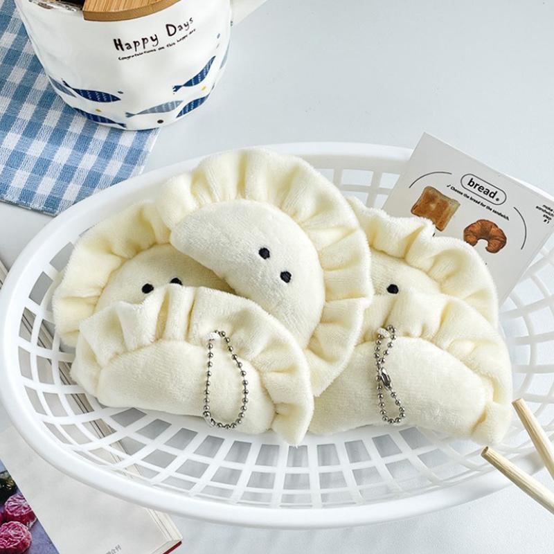 Cute Pendant Key Ring Plush Keychain Soft Stuffed Keyrings For Boy Girl For Bag Decorations Student Accessories