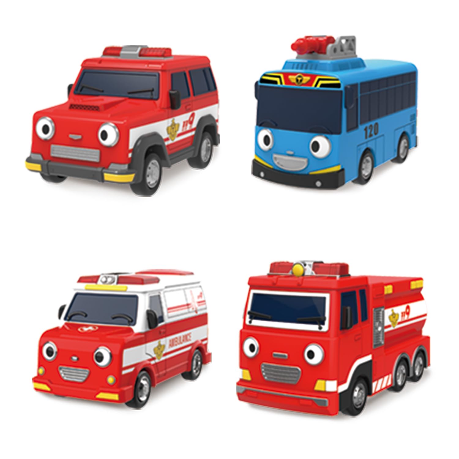 

BANDAI Tayo the Little Bus and the Little Rescue Team Set 3 and (Ages Up)