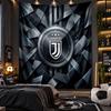 Wall Hanging Tapestry Juventus FC Print Cloth for Living Room Bedroom Home Decor