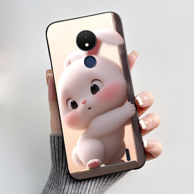 Cute Case For Nokia C21 Fundas Capa Printing Shell Protective Cover Soft Silicone Cartoon Phone Casing Coque