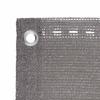 Balcony Privacy Screen Light Gray 75 X 300 Cm HDPE and Aluminum