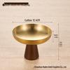304 Stainless Steel Elevated Ice Cream and Dessert Cup, Silver Gold
