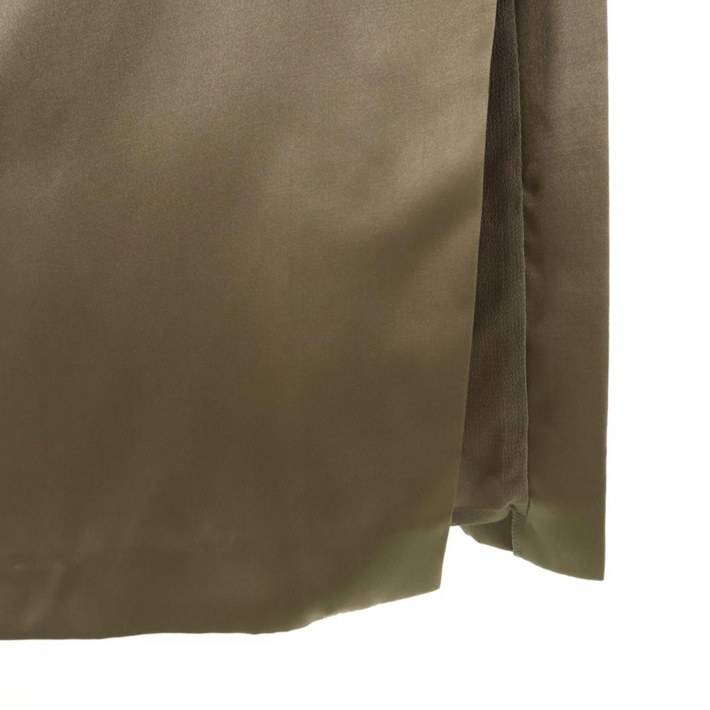 Max Mara Made In Italy Mimole Length Tight Skirt 36 Khaki Gray System Women Used