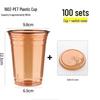 AVADEN Disposable Coffee Cups with Lids