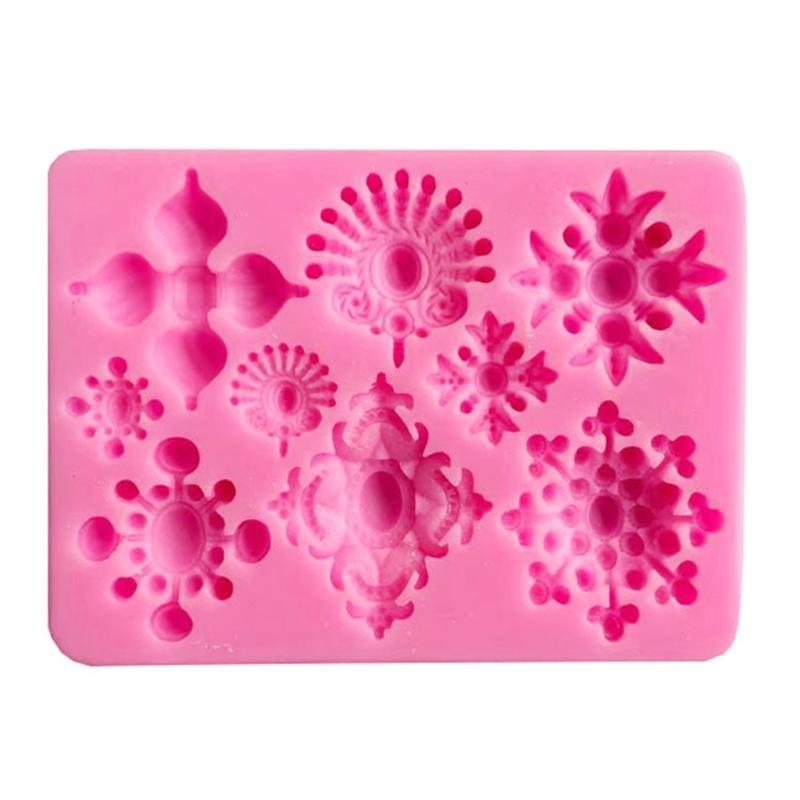 652F Fondant Silicone Mould for Sugar Craft Cupcake Jewelries Polymer Clay