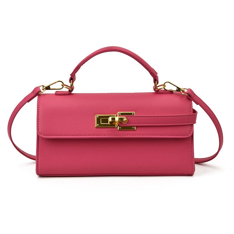Women's new handbag, small square bag, elegant personality, high-end sense, single shoulder crossbody bag